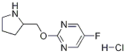 5-Fluoro-2-(pyrrolidin-2-ylmethoxy)-pyrimidine hydrochloride CAS#: 1261235-88-4