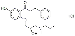 5-Hydroxy Propafenone-D5 Hydrochloride CAS#: 1215370-87-8