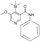 5-METHOXY-N-PHENYL-4-(TRIMETHYLSILYL)NICOTINAMIDE CAS#: 1105675-62-4