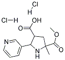 5-(METHOXYCARBONYL)-5-METHYL-2-(3-PYRIDINYL)-3-PYRROLIDINECARBOXYLIC ACID DIHYDROCHLORIDE CAS#: 1177765-79-5