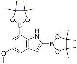 5-Methoxy-2,7-bis(4,4,5,5-tetramethyl-1,3,2-dioxaborolan-2-yl)-1H-indole CAS#: 1256360-22-1