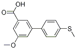 5-Methoxy-3-(4-Methylthiophenyl)benzoic acid CAS#: 1262006-31-4