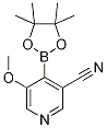 5-Methoxy-4-(4,4,5,5-tetramethyl-1,3,2-dioxaborolan-2-yl)nicotinonitrile CAS#: 1247726-68-6