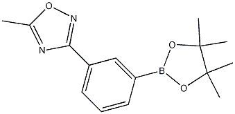 5-Methyl-3-(3-(4,4,5,5-tetramethyl-1,3,2-dioxaborolan-2-yl)phenyl)-1,2,4-oxadiazole CAS#: 1256359-28-0