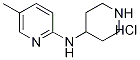 5-Methyl-N-(piperidin-4-yl)pyridin-2-aMine hydrochloride, 98+% C11H18ClN3, Molecular Weight 227.73 CAS#: 1185320-00-6