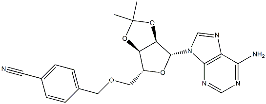 5'-O-(4-Cyanobenzyl)-2',3'-O-isopropylidene adenosine CAS#: 1134156-51-6
