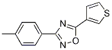 5-(Thiophen-3-yl)-3-p-tolyl-1,2,4-oxadiazole CAS#: 1133116-13-8
