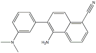 5-aMino-6-(3-(diMethylaMino)phenyl)-1-naphthonitrile CAS#: 1240642-74-3