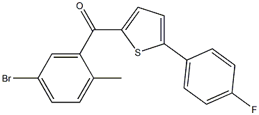 (5-broMo-2-Methylphenyl)(5-(4-fluorophenyl)thiophen-2-yl)Methanone CAS#: 1132832-75-7