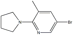 5-broMo-3-Methyl-2-(pyrrolidin-1-yl)pyridine CAS#: 1220016-88-5