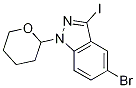 5-broMo-3-iodo-1-(tetrahydro-2H-pyran-2-yl)-1H-indazole CAS#: 1380917-35-0