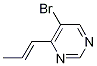 5-broMo-4-(prop-1-enyl)pyriMidine CAS#: 1375303-41-5