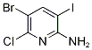 5-broMo-6-chloro-3-iodopyridin-2-aMine CAS#: 1207625-23-7