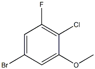 5-bromo-2-chloro-1-fluoro-3-methoxybenzene CAS#: 1261216-28-7