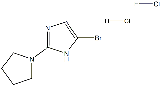 5-bromo-2-(pyrrolidin-1-yl)-1H-imidazole dihydrochloride CAS#: 1258234-18-2