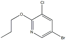 5-bromo-3-chloro-2-propoxypyridine CAS#: 1245646-07-4