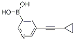 5-(cyclopropylethynyl)pyridin-3-ylboronic acid CAS#: 1189372-89-1