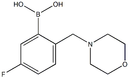 (5-fluoro-2-(MorpholinoMethyl)phenyl)boronic acid CAS#: 1292755-44-2