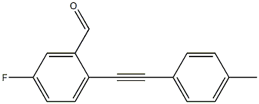 5-fluoro-2-(p-tolylethynyl)benzaldehyde CAS#: 1322091-23-5