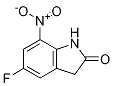 5-fluoro-7-nitro-1,3-dihydro-indol-2-one CAS#: 1082990-05-3