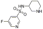 5-fluoro-N-(piperidin-3-yl)pyridine-3-sulfonaMide CAS#: 1282247-39-5