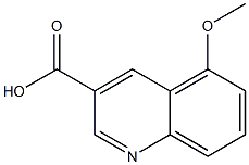 5-methoxyquinoline-3-carboxylic acid CAS#: 1361091-98-6