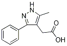 (5-methyl-3-phenyl-1H-pyrazol-4-yl)acetic acid(SALTDATA: FREE) CAS#: 1239325-89-3