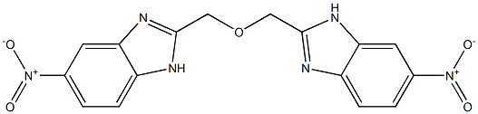 5-nitro-2-{[(6-nitro-1H-benzimidazol-2-yl)methoxy]methyl}-1H-benzimidazole CAS#: 1222810-74-3