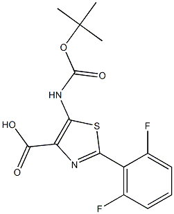 5-(tert-butoxycarbonylaMino)-2-(2,6-difluorophenyl)thiazole-4-carboxylic acid CAS#: 1270034-25-7