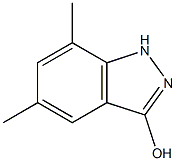 5,7-DIMETHYL-3-HYDROXY 1H-INDAZOLE CAS#: 1260385-68-9