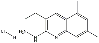 5,7-Dimethyl-3-ethyl-2-hydrazinoquinoline hydrochloride CAS#: 1170145-13-7