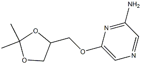 6-((2,2-diMethyl-1,3-dioxolan-4-yl)Methoxy)pyrazin-2-aMine CAS#: 1219130-25-2