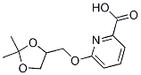 6-((2,2-dimethyl-1,3-dioxolan-4-yl)methoxy)picolinic acid CAS#: 1219130-07-0