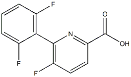 6-(2,6-difluorophenyl)-5-fluoropicolinic acid CAS#: 1210419-19-4