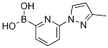 6-(3-METHYL-1H-PYRAZOL-1-YL)PYRIDINE-2-BORONIC ACID CAS#: 1264148-03-9