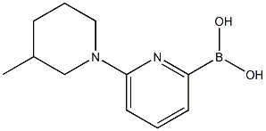 6-(3-METHYLPIPERIDIN-1-YL)PYRIDINE-2-BORONIC ACID CAS#: 1310383-50-6