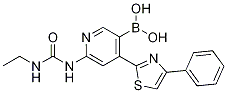 6-(3-ethylureido)-4-(4-phenylthiazol-2-yl)pyridin-3-ylboronic acid CAS#: 1186112-31-1