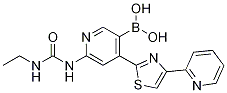 6-(3-ethylureido)-4-(4-(pyridin-2-yl)thiazol-2-yl)pyridin-3-ylboronic acid CAS#: 1186112-44-6