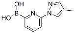 6-(4-METHYL-1H-PYRAZOL-1-YL)PYRIDINE-2-BORONIC ACID CAS#: 1310384-85-0