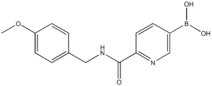 6-(4-MethoxybenzylcarbaMoyl)pyridine-3-boronic acid CAS#: 1072946-22-5
