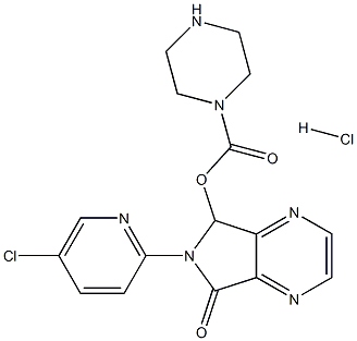 6-(5-Chloropyridin-2-yl)-7-oxo-6,7-dihydro-5H-pyrrolo[3,4-b]pyrazin-5-yl piperazine-1-carboxylate hydrochloride CAS#: 1216659-29-8