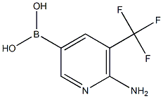 (6-AMino-5-(trifluoroMethyl)pyridin-3-yl)boronic acid CAS#: 1189126-37-1
