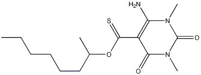 6-Amino-1,2,3,4-tetrahydro-1,3-dimethyl-2,4-dioxo-5-pyrimidinecarbothioic acid S-octyl ester CAS#: 1187732-64-4