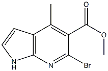 6-BroMo-4-Methyl-7-azaindole-5-carboxylic acid Methyl ester CAS#: 1190312-99-2