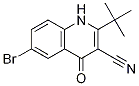 6-Bromo-2-tert-butyl-4-oxo-1,4-dihydroquinoline-3-carbonitrile CAS#: 1209597-12-5