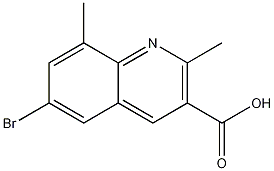6-Bromo-2,8-dimethylquinoline-3-carboxylic acid CAS#: 1189106-75-9