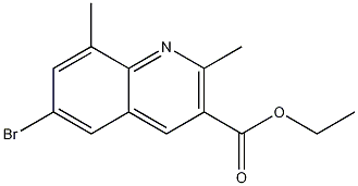 6-Bromo-2,8-dimethylquinoline-3-carboxylic acid ethyl ester CAS#: 1189106-89-5