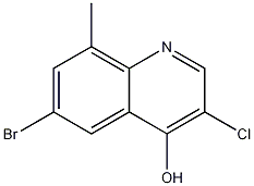 6-Bromo-3-chloro-4-hydroxy-8-methylquinoline CAS#: 1204810-04-7