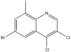 6-Bromo-3,4-dichloro-8-methylquinoline CAS#: 1204810-26-3