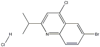 6-Bromo-4-chloro-2-isopropylquinoline hydrochloride CAS#: 1170370-51-0